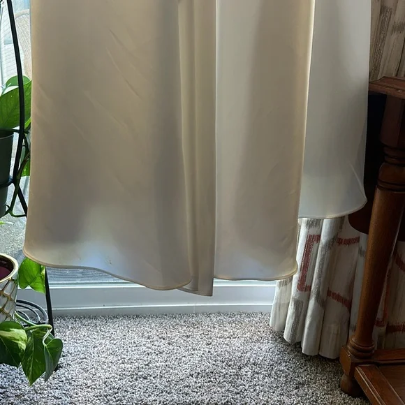 Betsy Adam white with pink flowers gown - Picture 8 of 13